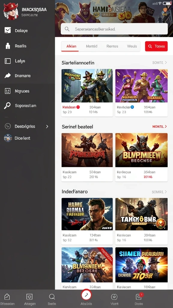 Beragam pilihan permainan menarik dalam aplikasi lgoace App APK Terbaru.